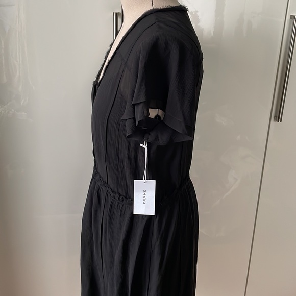 Frame Dress in Black Size-Large NWT - Picture 8 of 9